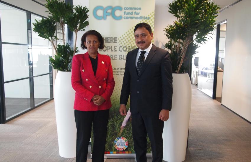 Ambassador Of Ethiopia Visiting The CFC Common Fund For Commodities   Amb Ethiopia.JPG