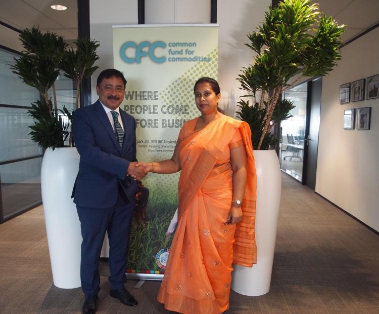 From left:  Ambassador Sheikh Mohammed Belal is seen with Ambassador Mrs. Rekha Gunasekera